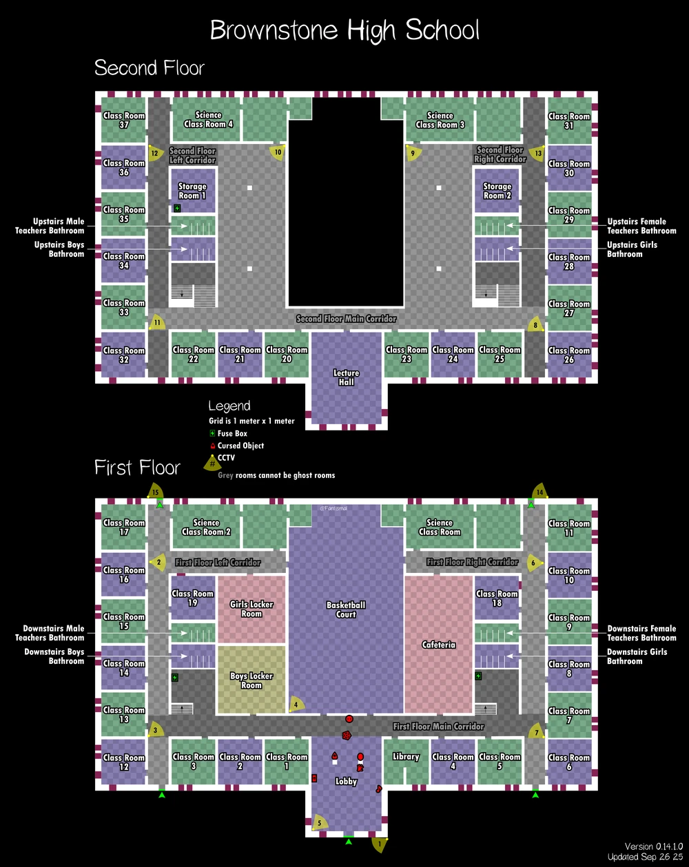 High School map layout