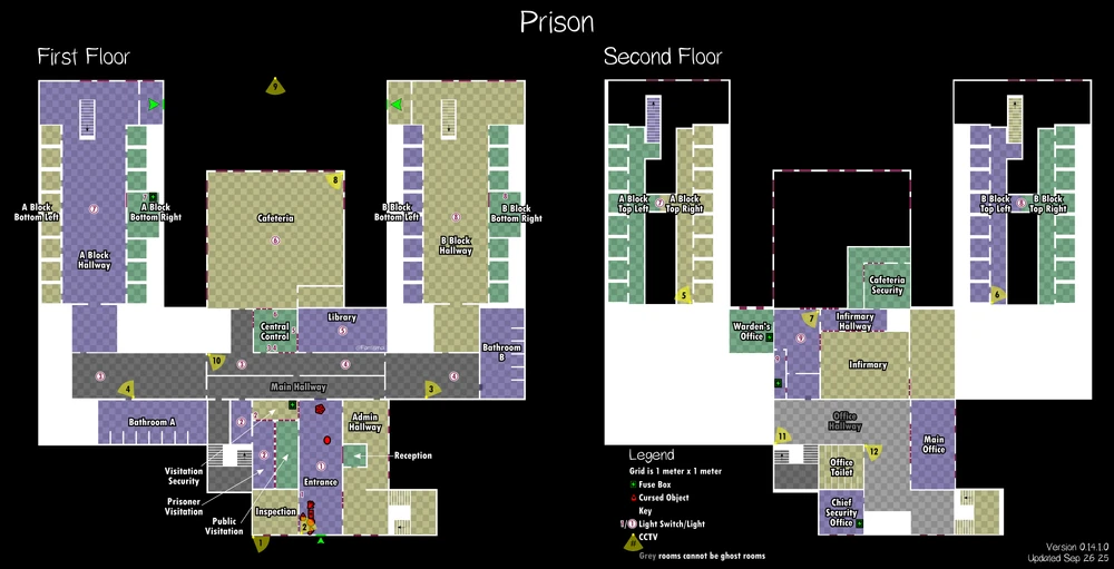 Prison map layout
