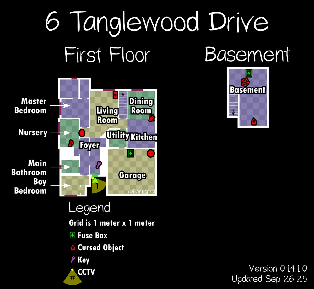 Tanglewood map layout